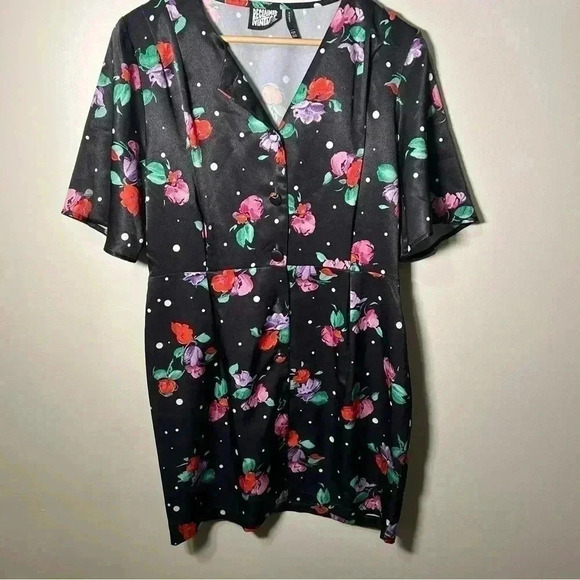 ASOS Reclaimed vintage floral dress 10 - Picture 3 of 6